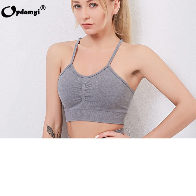Frauen Nahtlose Yoga Set Sport-BH, Hohe Taille Leggings Fitness Sets