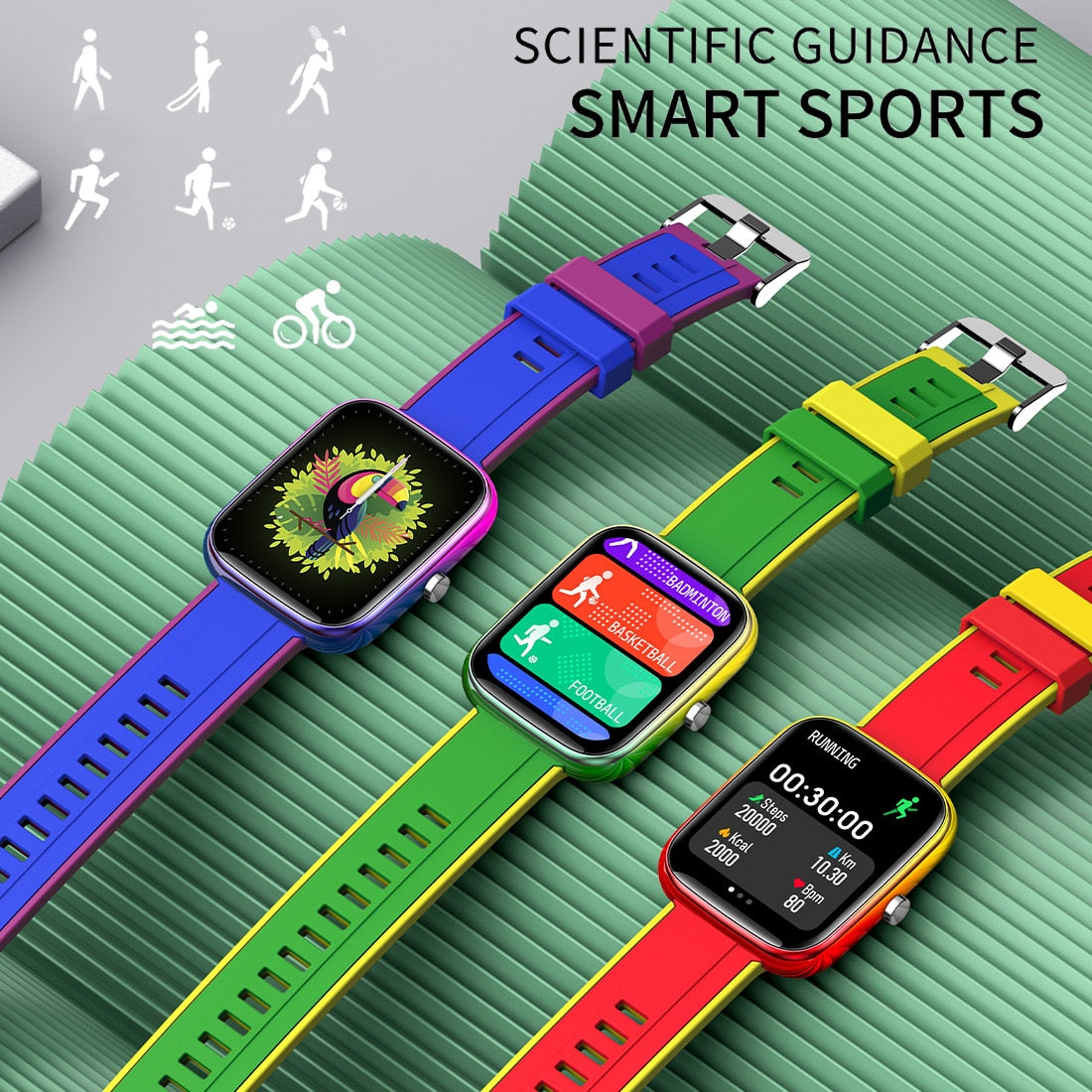 COLMI P8 BR 1,69 Zoll Smart Watch Männer Fitness Tracker IP67 Wasserdicht Bluetooth International Smartwatch für Android iOS Telefon