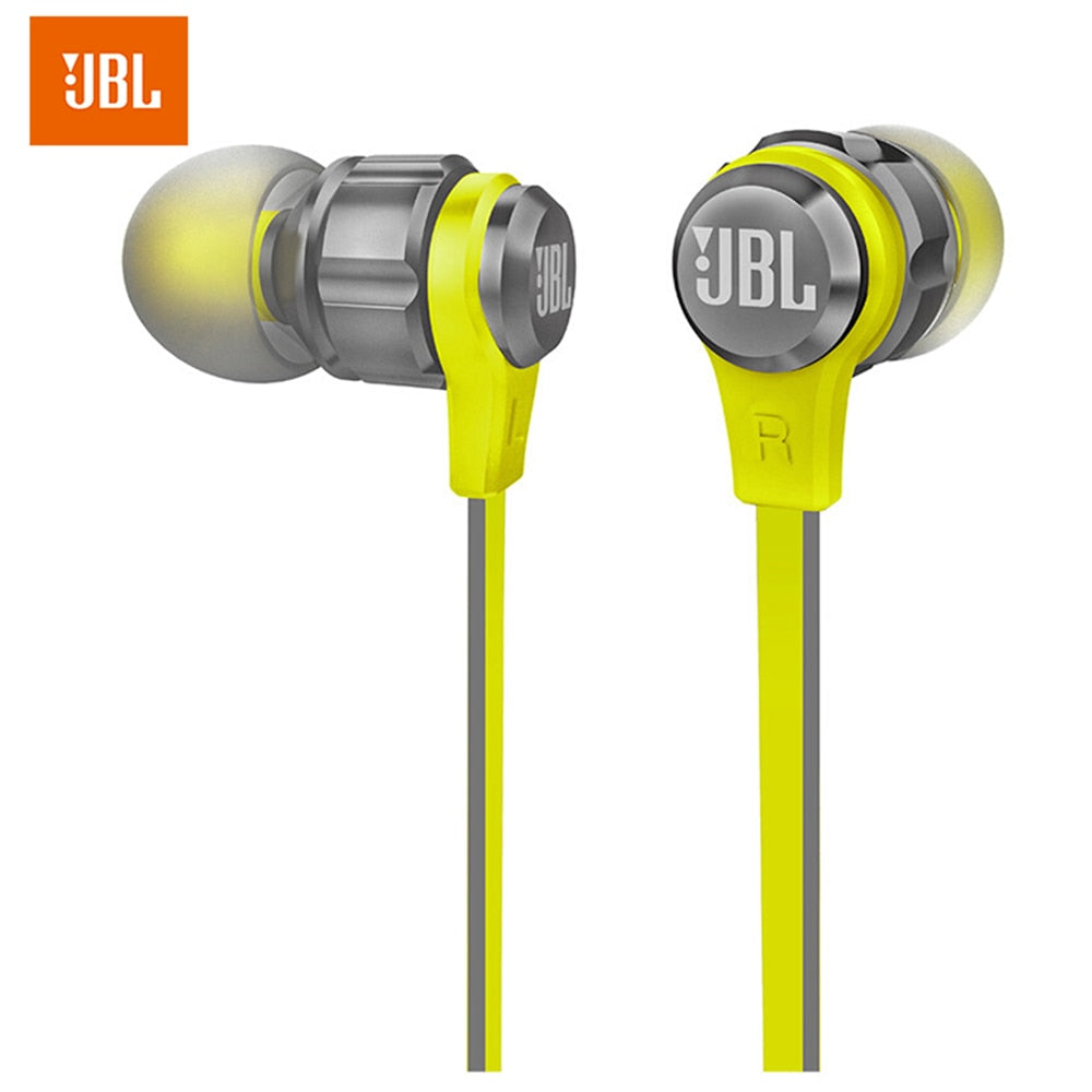 JBL T180A Stereo In-Ear Kopfhörer, Sport Freisprechen mit Mikrofon 3.5mm Kabelgebundene Ohrhörer, Pure Deep Bass Game Music Headset