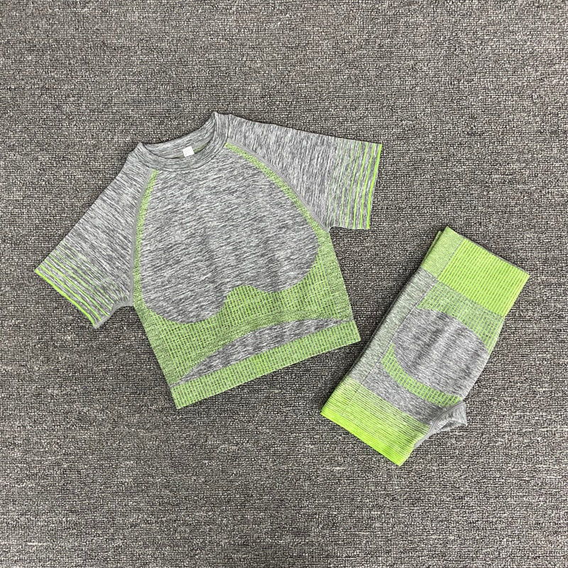 2/3/5 stücke Nahtlose Damen Sportbekleidung & Yoga-Set