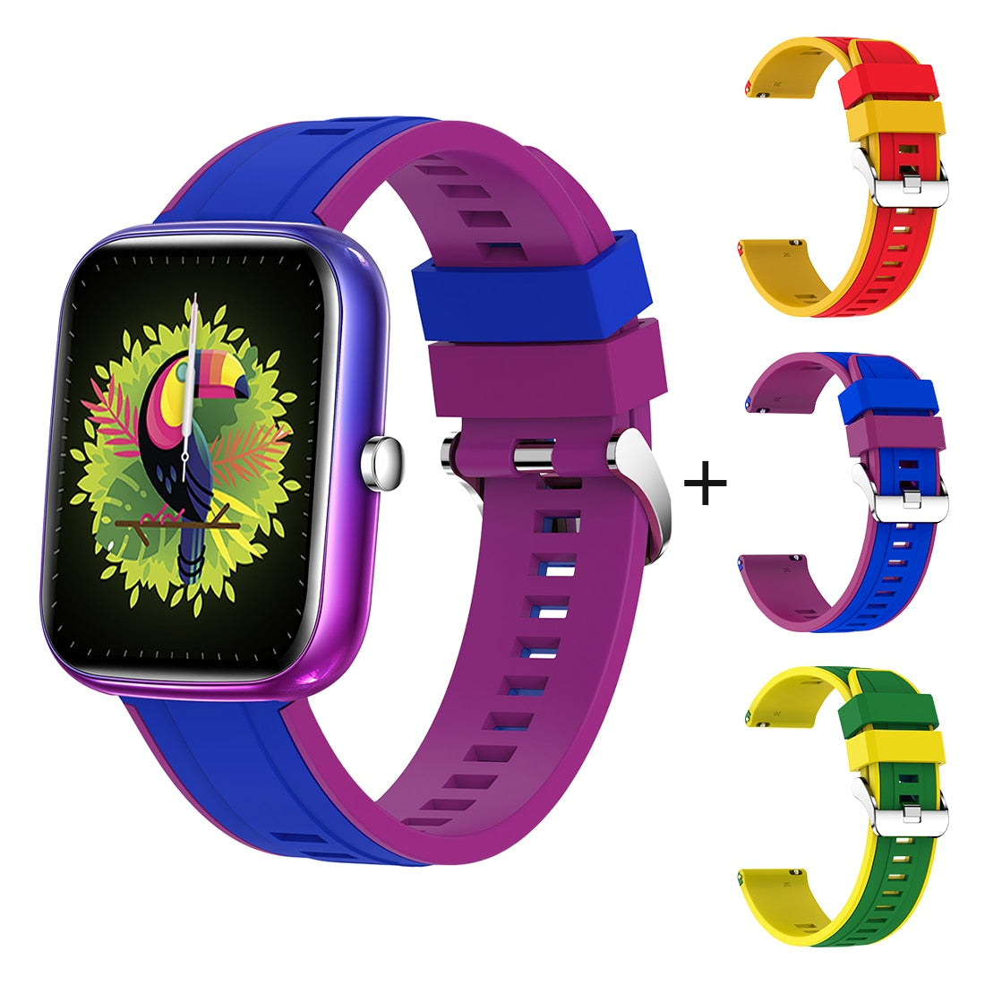 COLMI P8 BR 1,69 Zoll Smart Watch Männer Fitness Tracker IP67 Wasserdicht Bluetooth International Smartwatch für Android iOS Telefon