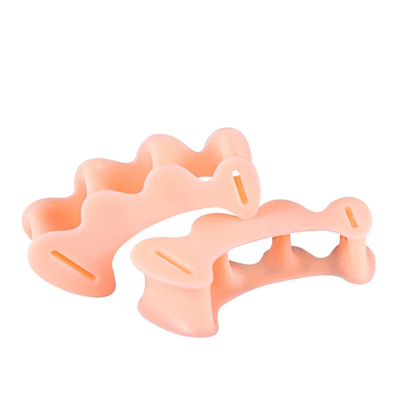 2Pcs=1Pair harte Silikon Zehentrenner, Hallux Valgus orthopädische Zehentrenner.