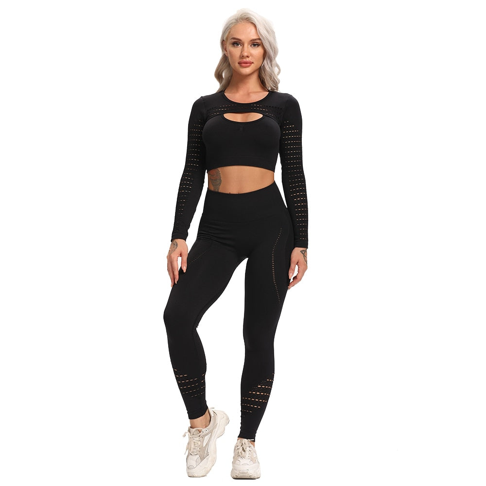 2-teiliges Set Damenanzug für Fitness