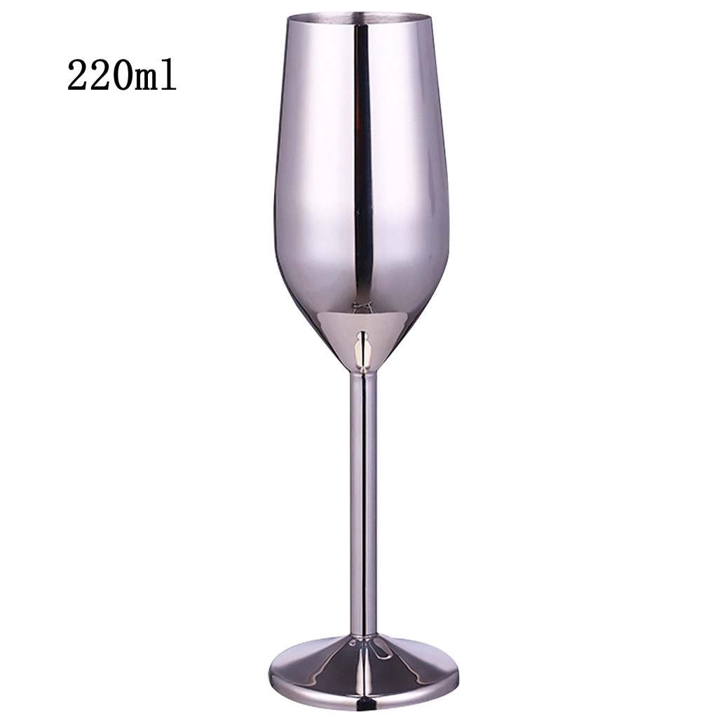 500ml Edelstahl Kelch Champagnerschale, Weinglas Cocktailglas Kreatives Metall
