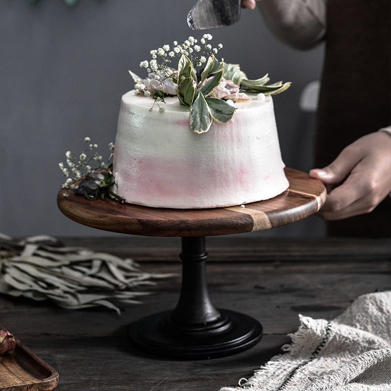 Ständer Holz- und Tortenplatte, Tablett Dekoration für Hochzeit und besondere Anlässe