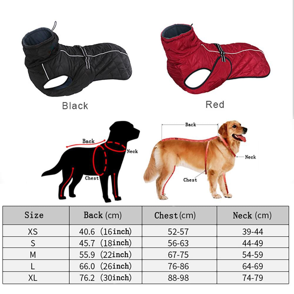 Hund Outdoor Jacke Wasserdicht, Reflektierende Haustier Mantel