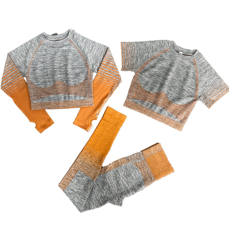 Damen Langarm Laufshirt atmungsaktiver Funktionsshirt , Yoga-Anzüge für Frauen