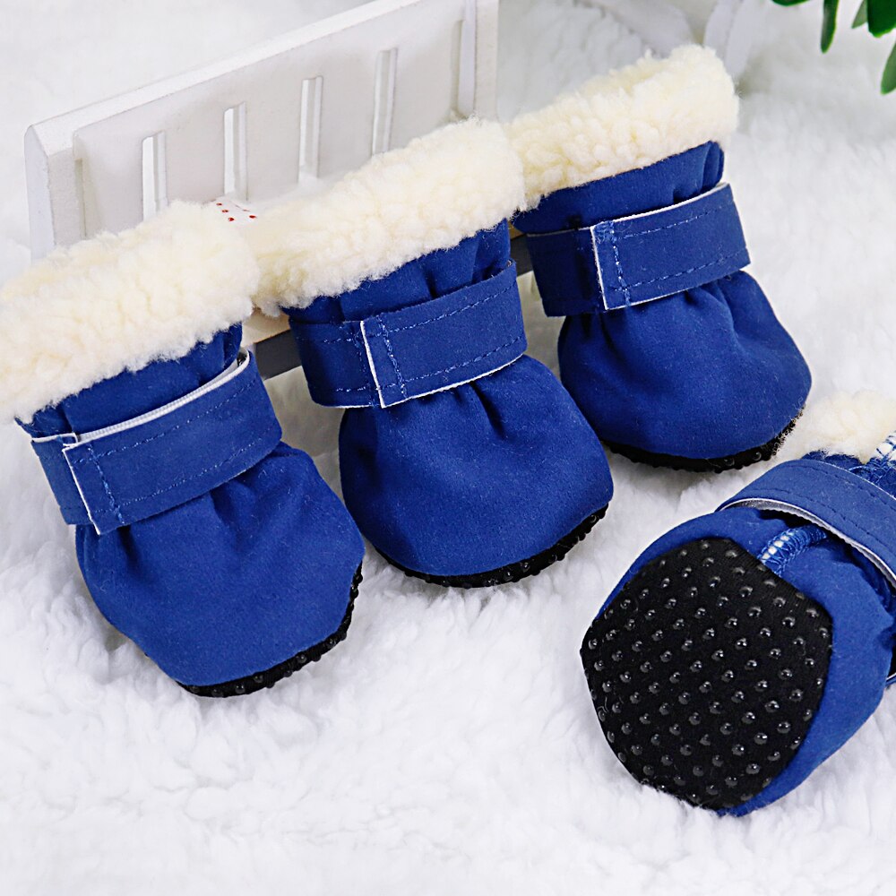 4pcs Hundestiefel Herbst/Winter