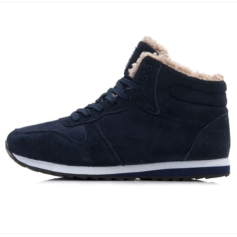 Damen Stiefel Plus Größe 35-47, Paar warme Winter Turnschuhe