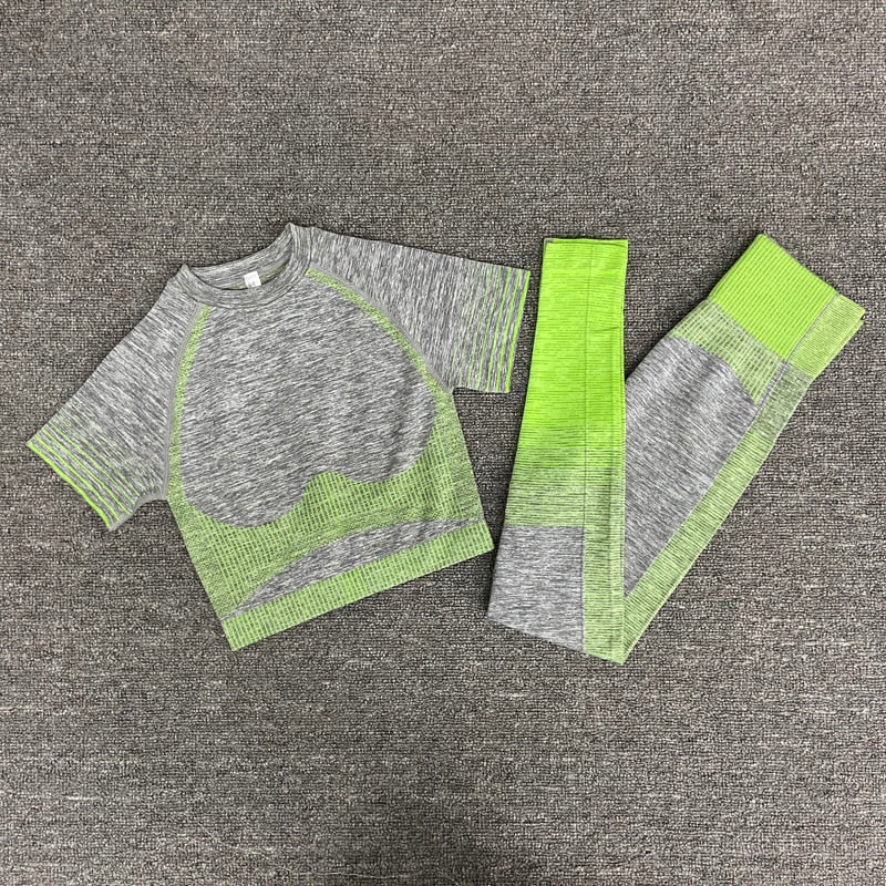 2/3/5 stücke Nahtlose Damen Sportbekleidung & Yoga-Set