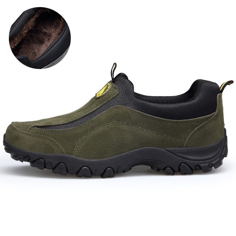 Fashion Flock Herren Freizeitschuhe, Wildleder-Outdoor Schuhe Herren Winterschuhe plus Größe 46