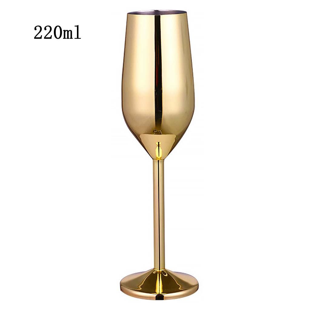 500ml Edelstahl Kelch Champagnerschale, Weinglas Cocktailglas Kreatives Metall