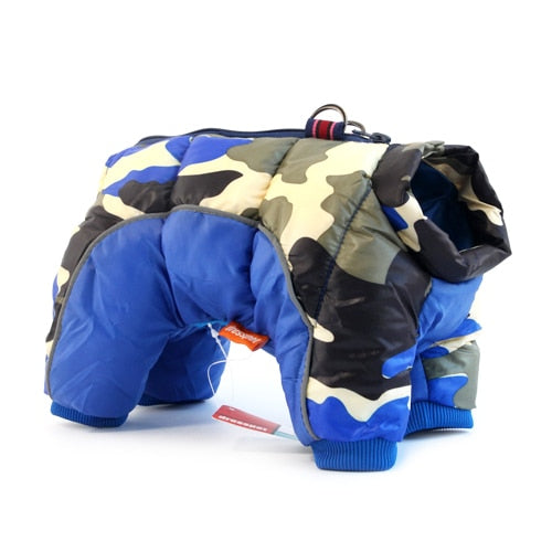 Winter-Haustier-Hundekleidung, super warme Jacke, dickerer Baumwollmantel, wasserdicht, kleine Hunde, Haustierkleidung für französische Bulldoggen-Welpen