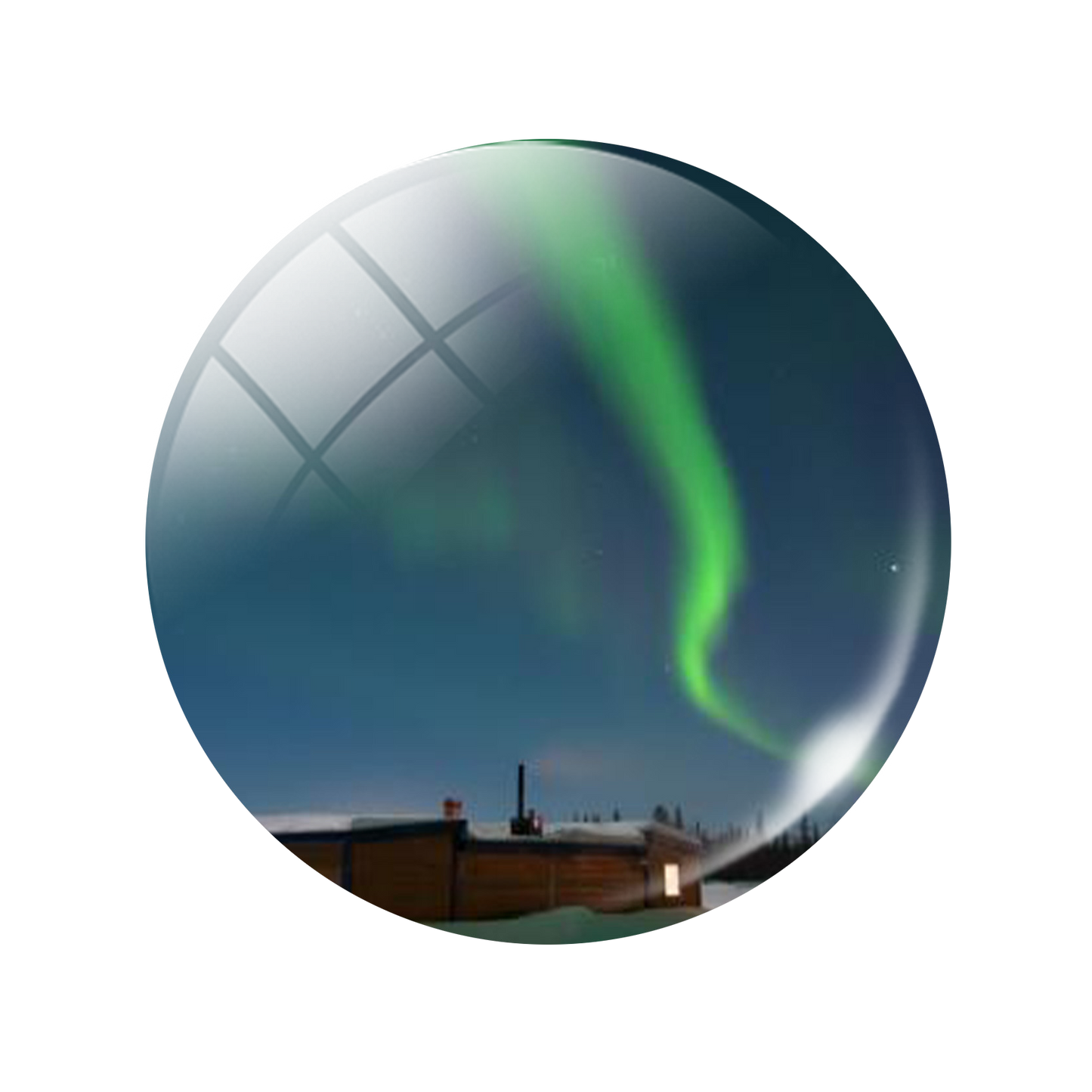 Aurora Luminous Kühlschrank-Aufkleber, magnetisch, im Dunkeln leuchten, neue 30 mm Glascabochon-Kühlschrankmagnete, niedliche Heimdekoration