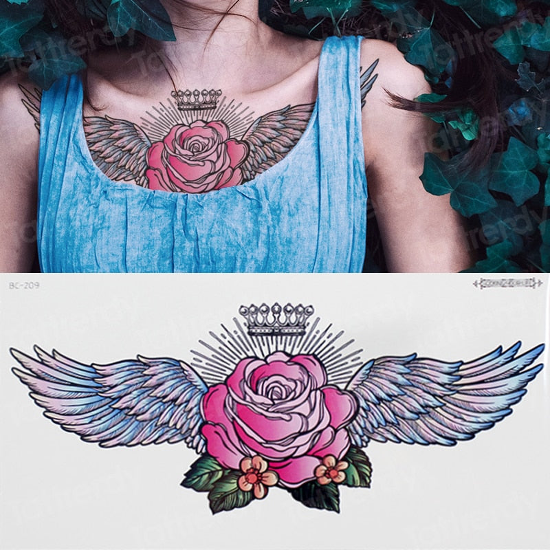 temporäre mode Tattoos-Schmuck, Körperaufkleber für Ägypten arabisch indische Sexy Tattoos-Muster