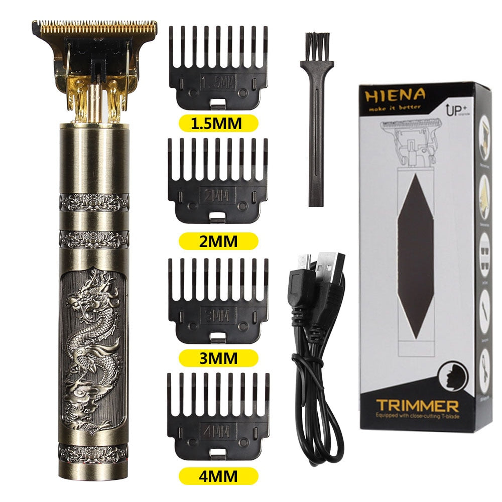 Wiederaufladbare USB Elektrische Haarschneidemaschine mit Trimmer für Männer