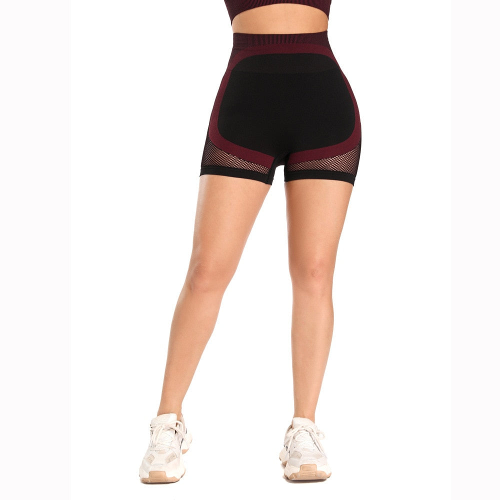 Workout-Shorts für Frauen mit Taschen, Biker-Shorts für Frauen Yoga-Shorts mit hoher Taille