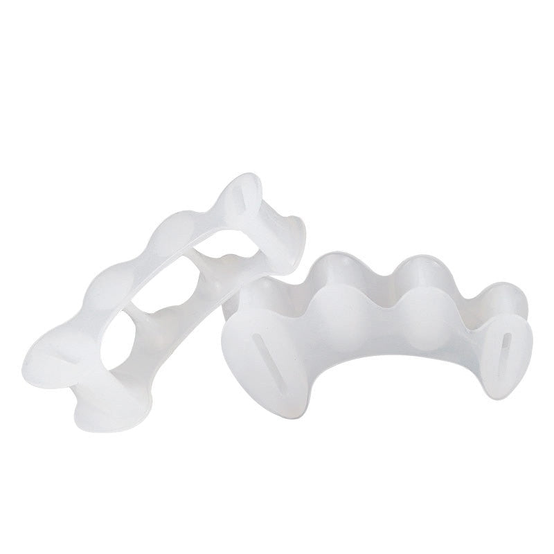 2Pcs=1Pair harte Silikon Zehentrenner, Hallux Valgus orthopädische Zehentrenner.