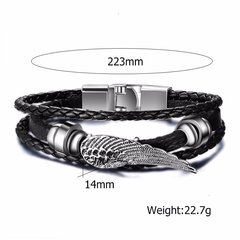Ruder Charm Mehrschichtige Armbänder mit Leder SeilKette, Handgelenk Armreifen Schmuck