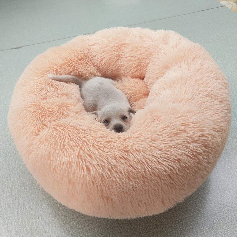 Hundebett, Katzenbett, Hundebetten, Weiche und Bequeme Doughnut Form