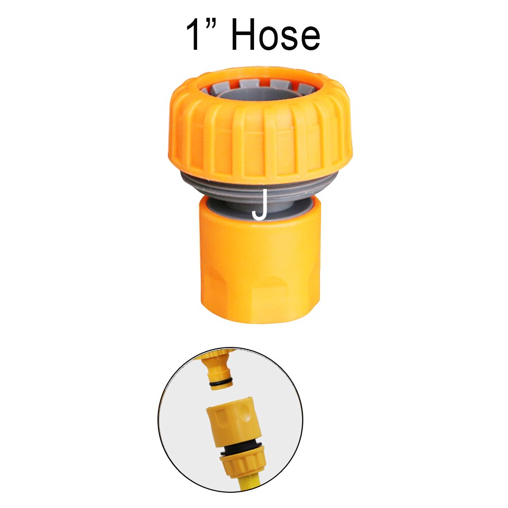 Gartenzubehör Outdoor 3/4 Auto Gartenschlauch Adapter Schnellkupplung Reparatur Schlauchverbinder Wasserhahn Anschluss Rohrverschraubungen 1/2