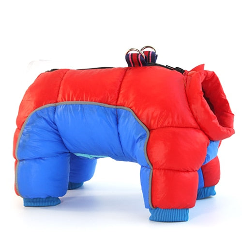 Winter-Haustier-Hundekleidung, super warme Jacke, dickerer Baumwollmantel, wasserdicht, kleine Hunde, Haustierkleidung für französische Bulldoggen-Welpen