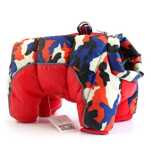 Winter-Haustier-Hundekleidung, super warme Jacke, dickerer Baumwollmantel, wasserdicht, kleine Hunde, Haustierkleidung für französische Bulldoggen-Welpen