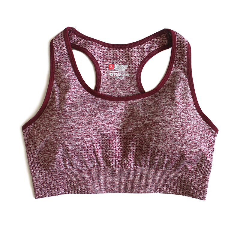 7 Farben Vital Nahtloser Sport-BH, atmungsaktiver Raceback Yoga-BH