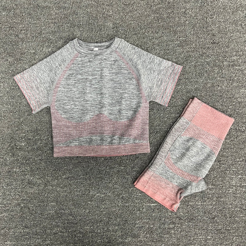 2/3/5 stücke Nahtlose Damen Sportbekleidung & Yoga-Set