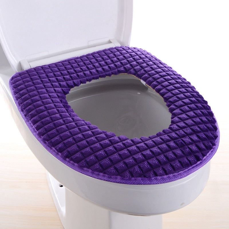 Toilettenkissen, weicher & warmer Toilettensitzbezug