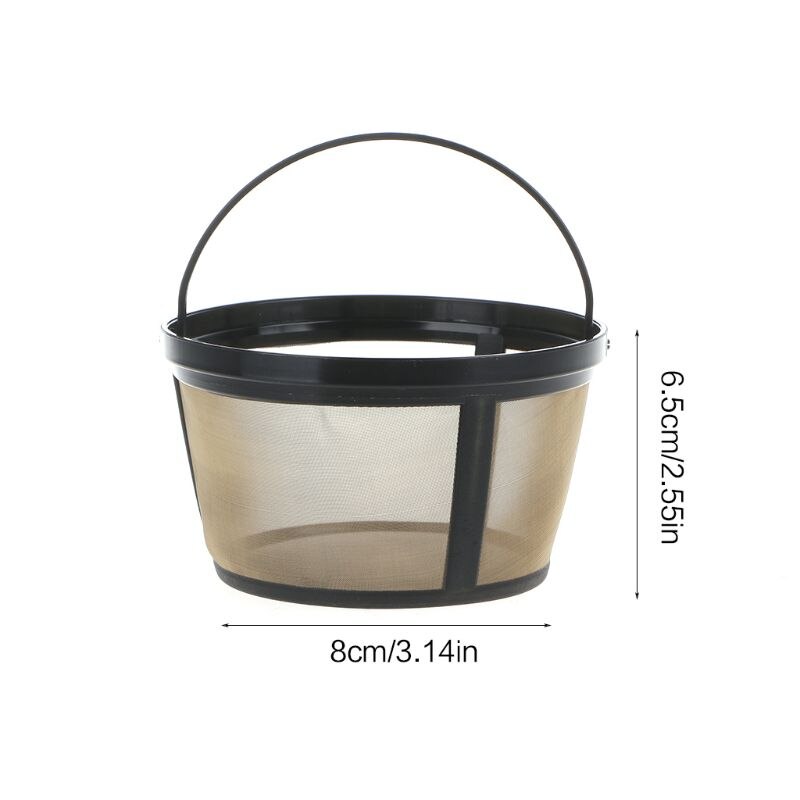 Ersatz-Kaffeefilter, wiederverwendbar, nachfüllbar, Korb-Cup-Style