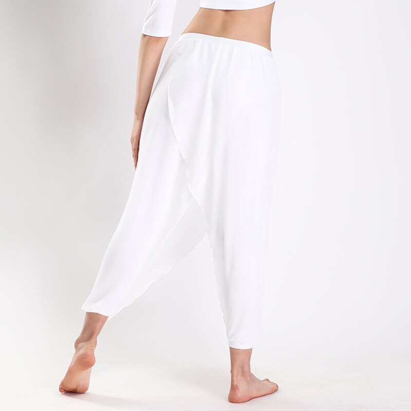 Capri Workout Jogginghose Plus Größe, Breite Bein Yoga Hosen