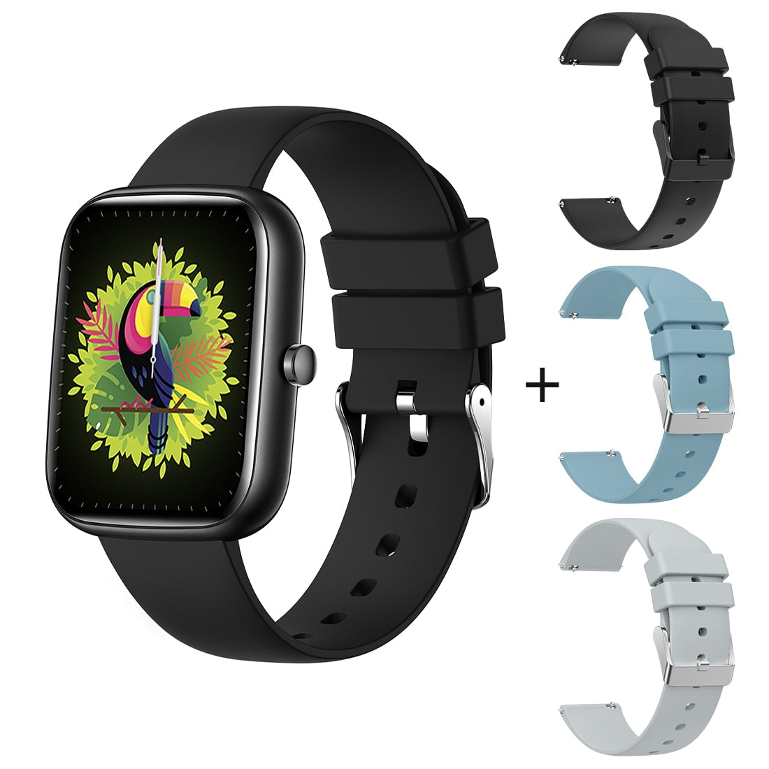 COLMI P8 BR 1,69 Zoll Smart Watch Männer Fitness Tracker IP67 Wasserdicht Bluetooth International Smartwatch für Android iOS Telefon