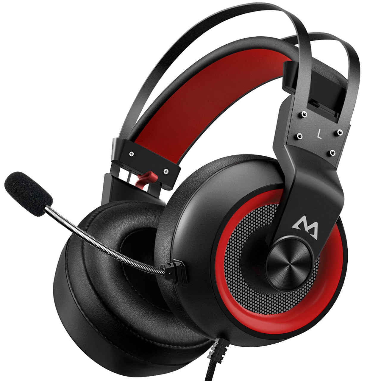 Mpow EG3 Pro Gaming-Kopfhörer für iPad PS4 PC Laptop Tablet-Telefone 3,5 mm Jax & amp; USB-Kabel unterstützt Lautstärke-/Mikrofonsteuerung 50-mm-Treiber