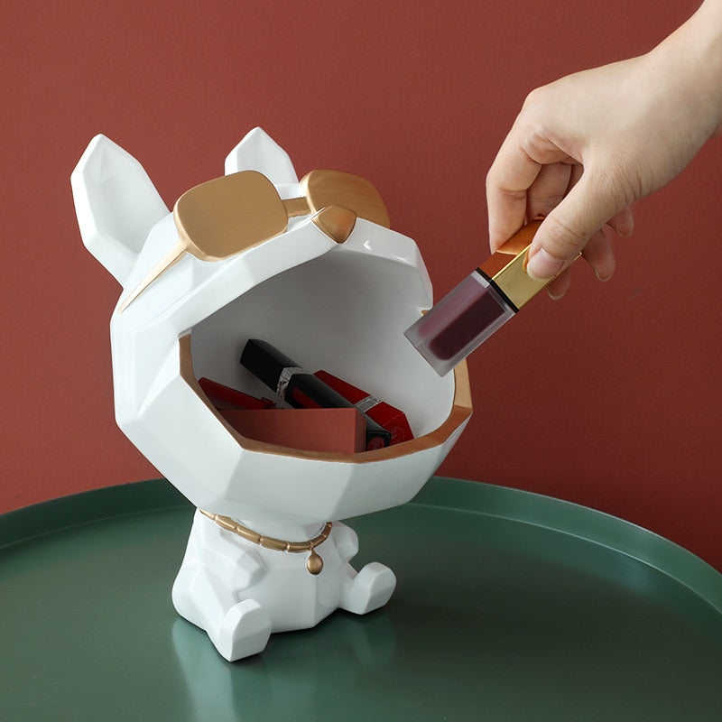 Coole Hundefigur Großmaul, Hund Aufbewahrungsbox Heimdekoration