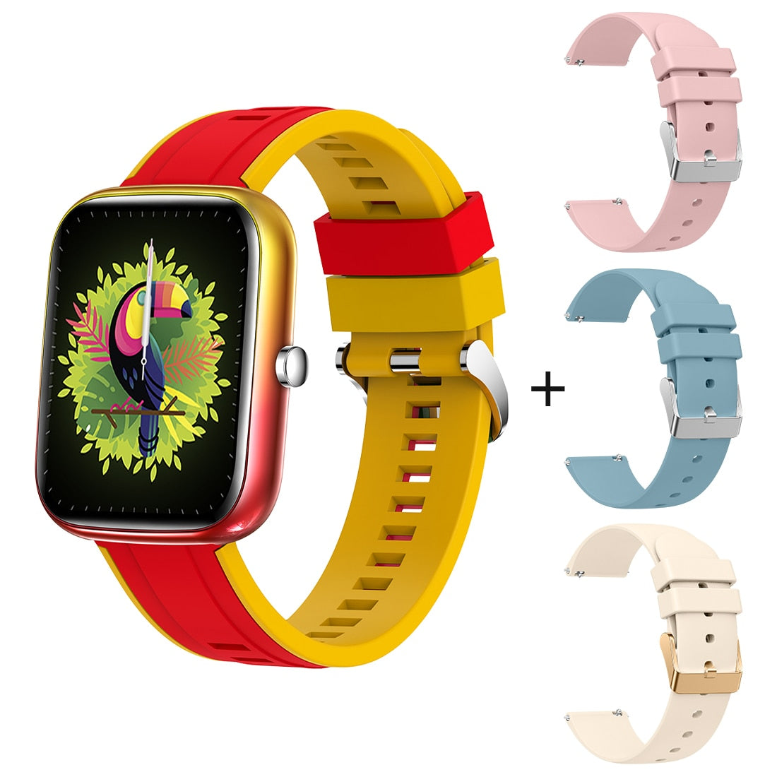 COLMI P8 BR 1,69 Zoll Smart Watch Männer Fitness Tracker IP67 Wasserdicht Bluetooth International Smartwatch für Android iOS Telefon