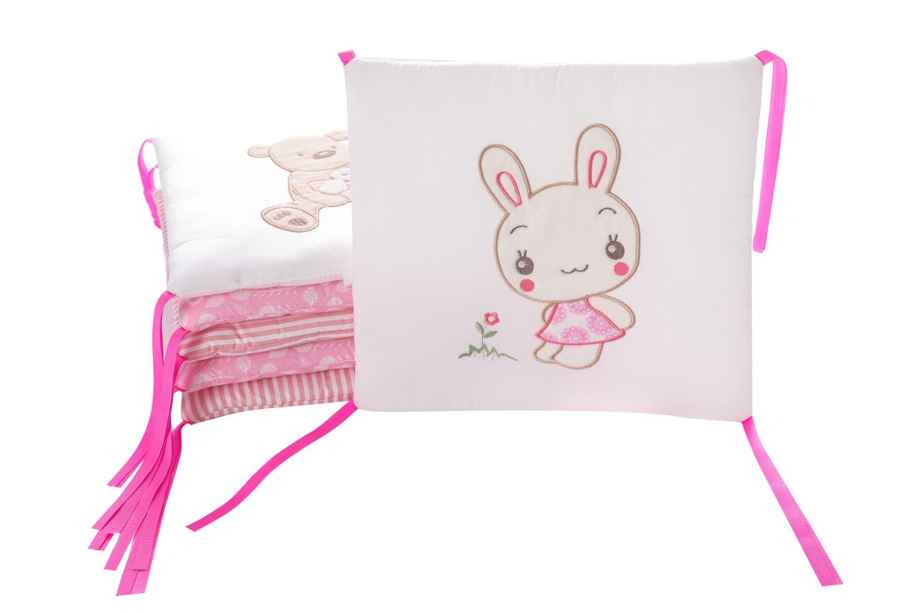 6 Stück/Set Kinderbett Nestchen Baby Kopfschutz in der Krippe, Babybett Schutz