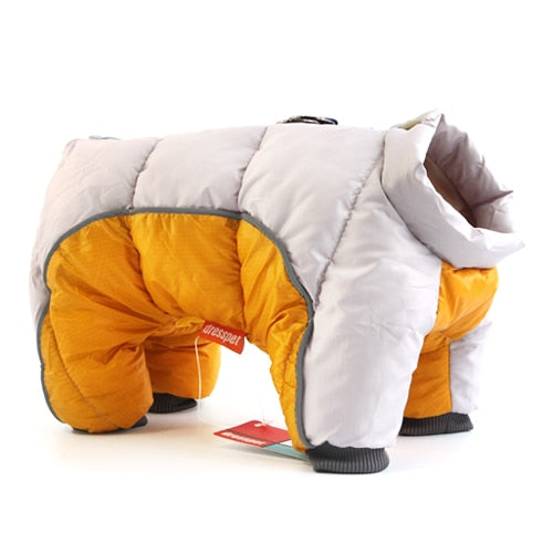 Winter-Haustier-Hundekleidung, super warme Jacke, dickerer Baumwollmantel, wasserdicht, kleine Hunde, Haustierkleidung für französische Bulldoggen-Welpen