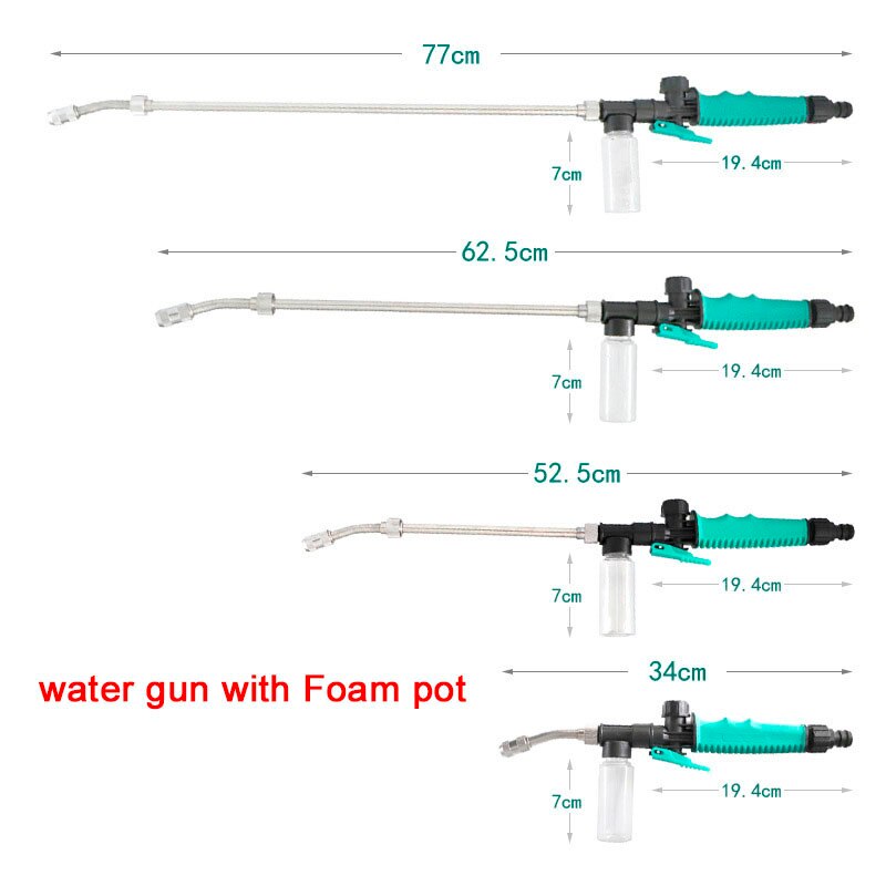 Dual Hochdruckreiniger Wasserpistole, Gartenschlauch-Düse, Wasserstrahl Hochdruckreiniger Wasserpistole