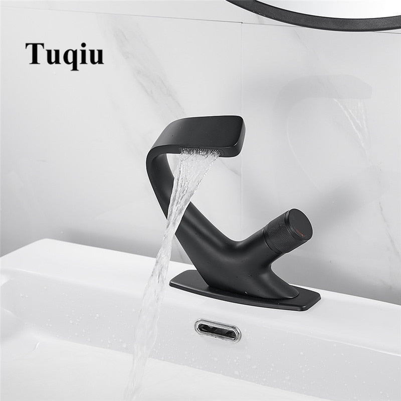 Messing Chrom Waschbecken Wasserhahn für Badezimmer, Einzigen Griff Einloch Kran