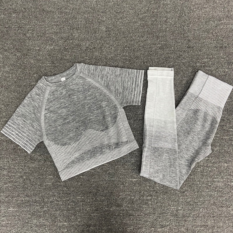 2/3/5 stücke Nahtlose Damen Sportbekleidung & Yoga-Set