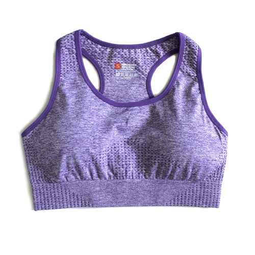 7 Farben Vital Nahtloser Sport-BH, atmungsaktiver Raceback Yoga-BH