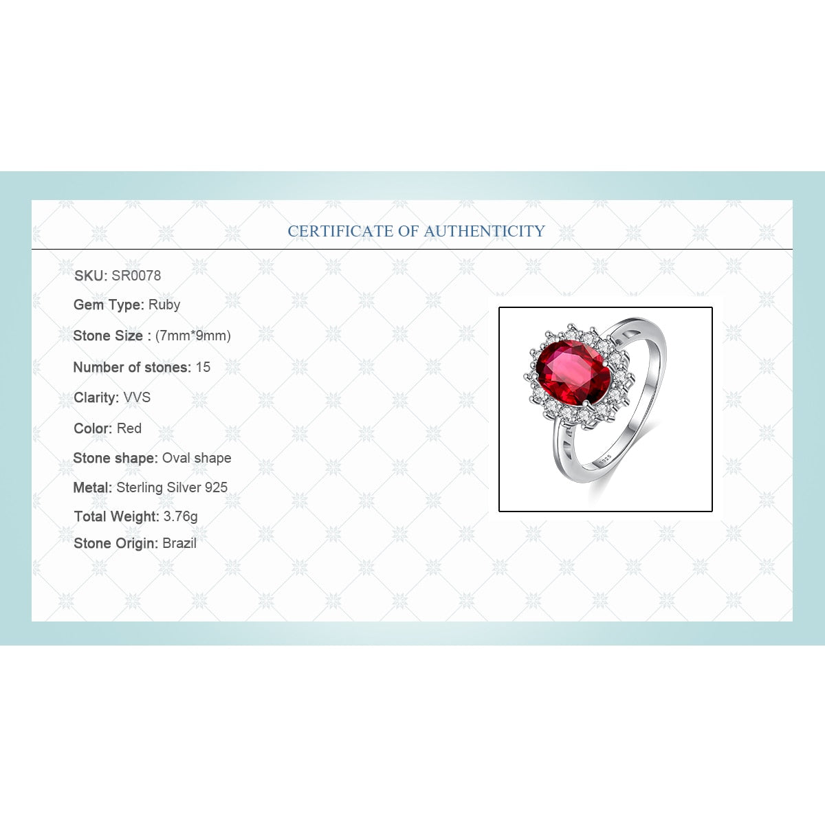 925 Sterling Silber Smaragd Saphir für Frauen, Verlobungsring, feiner Schmuck