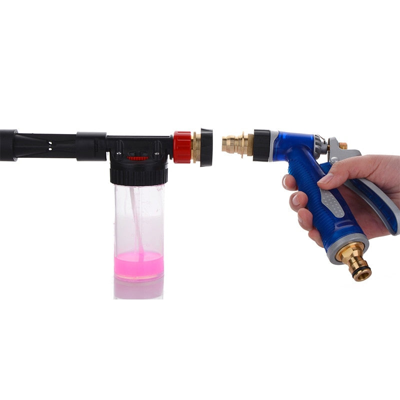 Multifunktionale Hochdruck-Wasserpistole, Schaumtopfdüse, Reinigungswasserpistole für die Gartenbewässerung
