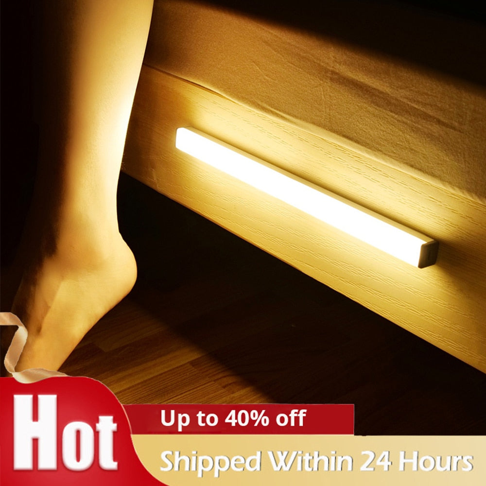 LED Nachtlicht mit Bewegungssensor, Drahtlose Nachtlampe Für Küche Neben Schlafzimmer Korridor Schrank Kleiderschrank Wandlampe Wohnkultur