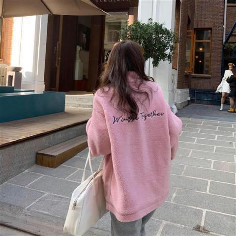 Lammwolle Warm halten Mittellang, Frauen Sweatshirt Herbst/Winter