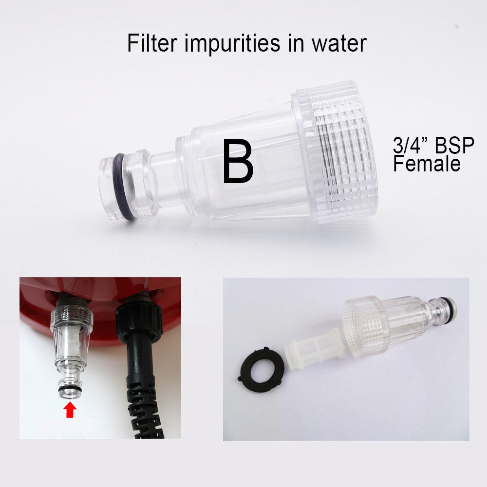 Gartenzubehör Outdoor 3/4 Auto Gartenschlauch Adapter Schnellkupplung Reparatur Schlauchverbinder Wasserhahn Anschluss Rohrverschraubungen 1/2
