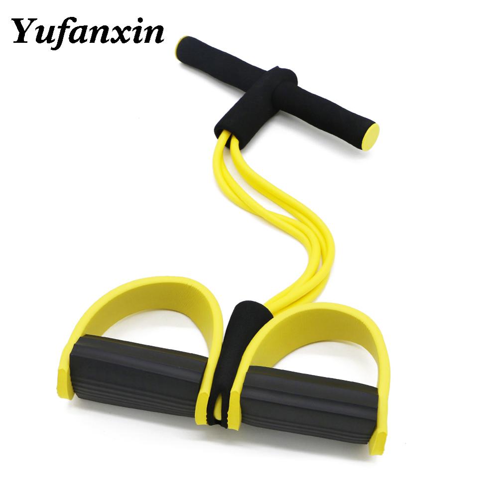 Fitness-Gummi-Widerstandsbänder, Latex-Pedal-Übungsgerät