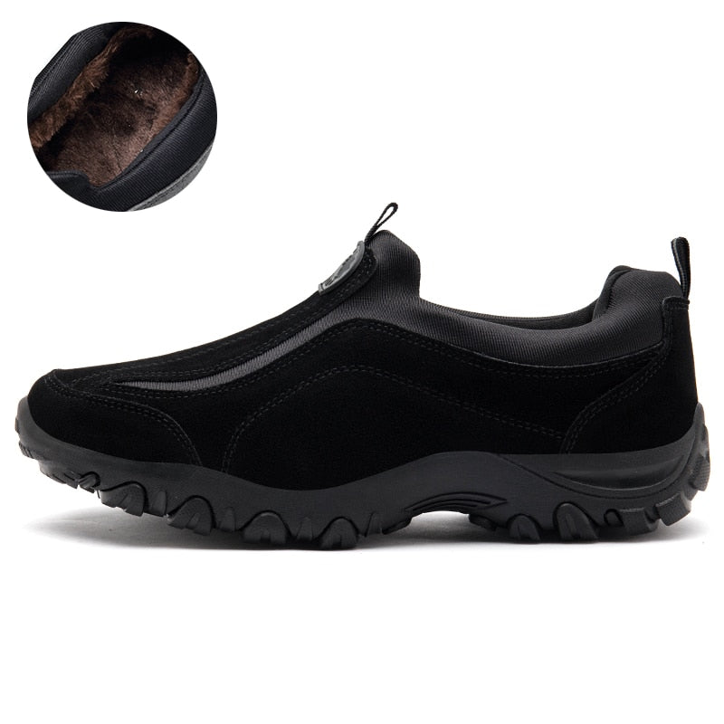 Fashion Flock Herren Freizeitschuhe, Wildleder-Outdoor Schuhe Herren Winterschuhe plus Größe 46