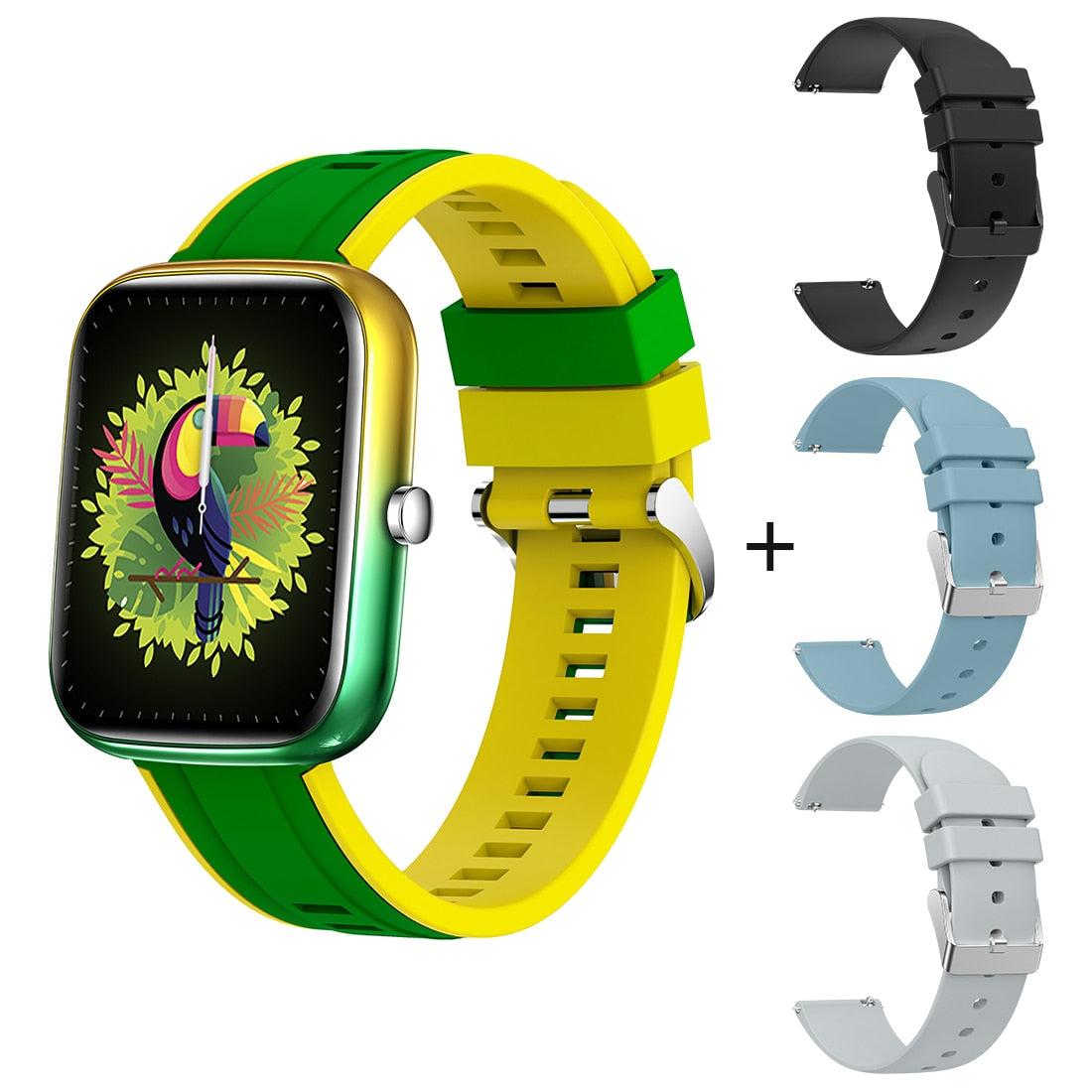 COLMI P8 BR 1,69 Zoll Smart Watch Männer Fitness Tracker IP67 Wasserdicht Bluetooth International Smartwatch für Android iOS Telefon